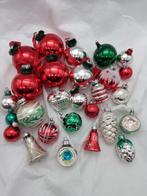 Lot de boules de Noël vintage en verre - 28, Divers, Noël, Enlèvement ou Envoi, Utilisé