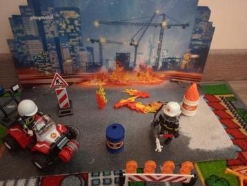 ensemble pompiers Playmobil