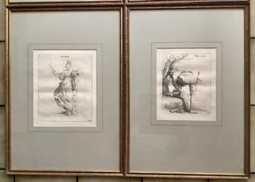 Gravure - De vier seizoenen  beschikbaar voor biedingen