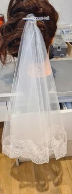 sluier zonder kam kanten boord, Kleding | Dames, Trouwkleding en Trouwaccessoires, Ophalen of Verzenden, Nieuw