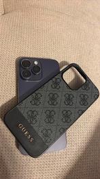 Iphone 14 pro max met Guess hoesje, Telecommunicatie, Mobiele telefoons | Apple iPhone, Ophalen, Zo goed als nieuw, IPhone 14
