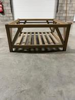 salontafel, Ophalen, 50 tot 100 cm, Eikenhout, Vierkant