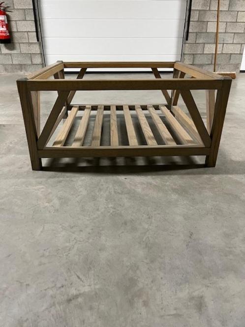 salontafel, Huis en Inrichting, Tafels | Salontafels, Zo goed als nieuw, Minder dan 50 cm, 50 tot 100 cm, 50 tot 100 cm, Vierkant