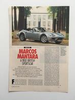 Artikel Marcos Mantula, Boeken, Auto's | Folders en Tijdschriften, Overige merken, Ophalen of Verzenden, Zo goed als nieuw