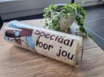 'Speciaal voor jou ' geschenk NIEUW, Ophalen, Nieuw, Beige, Handdoek