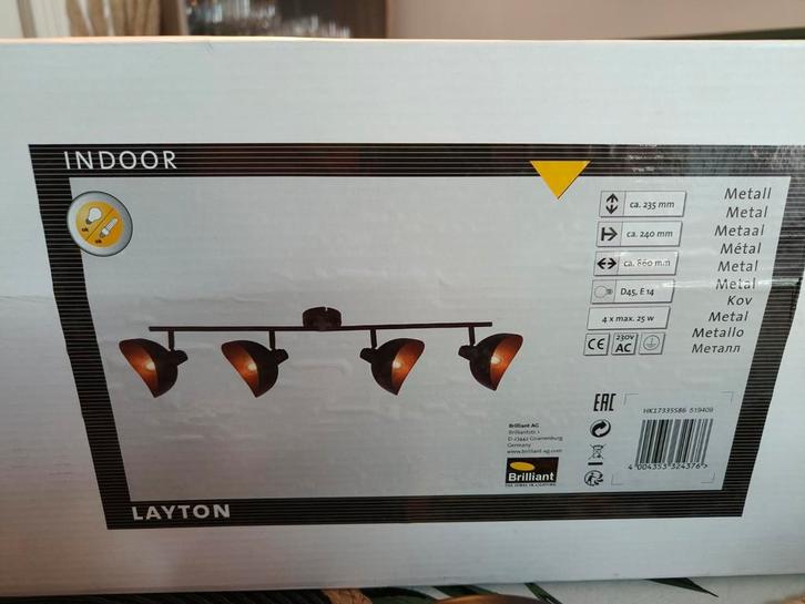 Lustre marque LAYTON, Huis en Inrichting, Lampen | Kroonluchters, Ophalen
