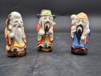 3 oude porseleinen Aziatische mannetjes, jaren 70, Antiek en Kunst, Ophalen of Verzenden