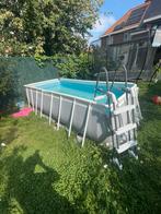 Intex bouwpakket Visvijver Prisma Frame rechthoekig hoekbuis, Tuin en Terras, Zwembaden, Ophalen, Zo goed als nieuw, Rechthoekig