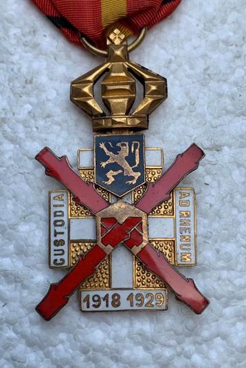 Medaille, Herinneringsmedaille Oude Rijnwacht 1918-1929 WOI beschikbaar voor biedingen