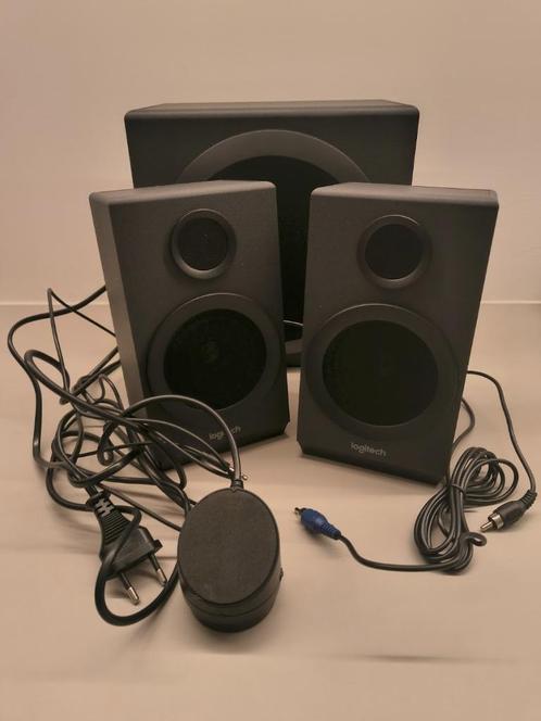 Luidspreker set Logitech Z333, Audio, Tv en Foto, Luidsprekerboxen, Nieuw, Complete surroundset, 60 tot 120 watt, Overige merken