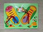 Houten bord om veters te leren strikken, Kinderen en Baby's, Speelgoed | Educatief en Creatief, Ophalen of Verzenden, Zo goed als nieuw