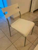 4 chaises IKEA, Vier, Gebruikt, Metaal, Wit