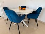 Table à manger Ingatorp extensible (avec chaises), Ophalen, Gebruikt