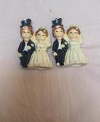 Lot de 2 figurines gateau de mariage, Envoi, Utilisé