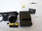 Nikon 1 S2 (black), Nikkor 11-27,5mm, accu, micro-SD, doos, 14 Megapixel, Spiegelreflex, Ophalen of Verzenden, Zo goed als nieuw