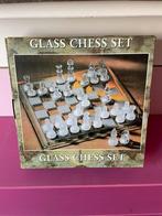 Schaakbord in glas, Ophalen, Nieuw
