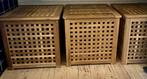 Set 3 stuks IKEA HOL wasmand - salontafel - nachttafeltjes, Huis en Inrichting, Woonaccessoires | Kisten, Ophalen, Zo goed als nieuw