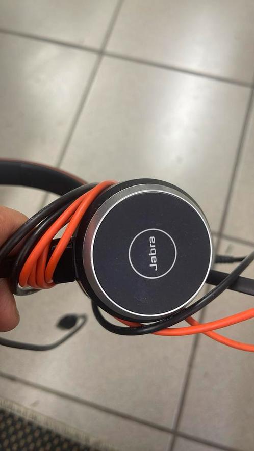 Jabra Evolve 40 MS Duo-hoofdtelefoon, Computers en Software, Headsets, Zo goed als nieuw, Bedraad, Ophalen