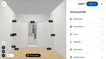 IKEA PAX U-vorm Hoekkast | 296x110x201cm | GRATIS LEVERING beschikbaar voor biedingen