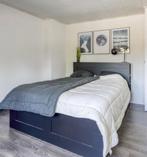 BRIMNES bed IKEA 160x200, Huis en Inrichting, Slaapkamer | Bedden, Ophalen, Gebruikt, Zwart, Tweepersoons