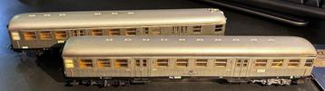 3317. 2 personenauto's 2cl H0 Märklin. beschikbaar voor biedingen