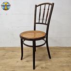 Antieke Fishel bentwood Art Nouveau webbing stoel (Thonet), Ophalen of Verzenden