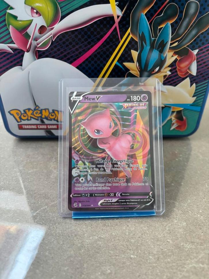 Mew V 113/264 poing de fusion, Hobby & Loisirs créatifs, Jeux de cartes à collectionner | Yu-gi-Oh!, Neuf, Cartes en vrac, Enlèvement ou Envoi