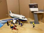 Playmobil vliegtuig met controletoren, Kinderen en Baby's, Ophalen of Verzenden