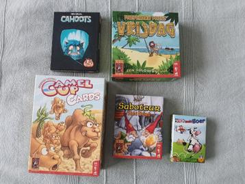 Camel Up, Cahoots, Vrijdag, Saboteur Duel, Koe zoekt Boer beschikbaar voor biedingen