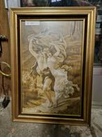Kader van man en vrouw 48 cm breed maal 68 CM hoog €10, Antiek en Kunst, Kunst | Schilderijen | Klassiek, Ophalen of Verzenden
