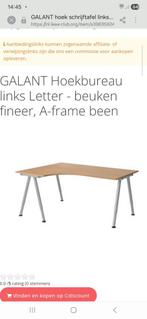 Bureau d'angle Ikea Galant, Maison & Meubles, Enlèvement, Réglable en hauteur, Bureau