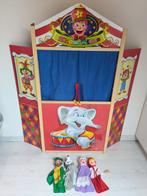 Poppenkast met poppen, Kinderen en Baby's, Speelgoed | Poppen, Ophalen, Zo goed als nieuw, Overige typen
