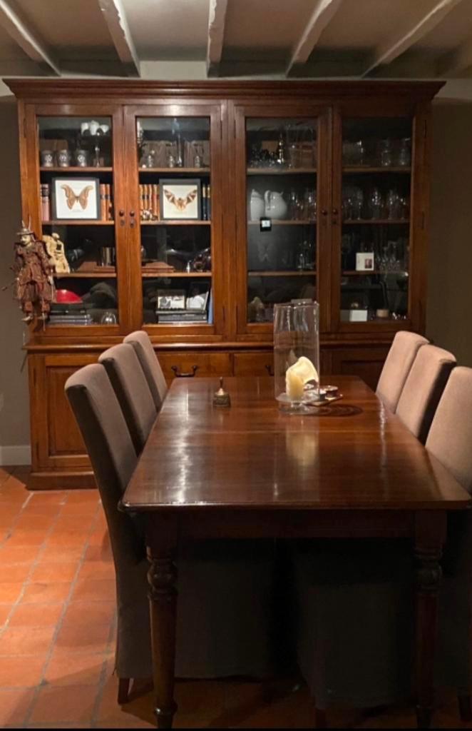 BUITENKANS prachtige antieke wandkast in landelijke Engelse, Antiek en Kunst, Antiek | Meubels | Kasten, Ophalen