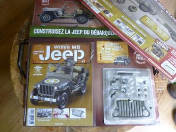 WILLYS Jeep MB 1942-45 Big Scale 1/8 METAL Kit +Doc N1 NEUF beschikbaar voor biedingen