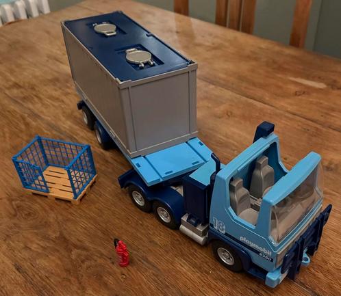 COLLECTORS ITEM - Playmobil container truck 4447, Kinderen en Baby's, Speelgoed | Playmobil, Zo goed als nieuw, Complete set, Ophalen of Verzenden