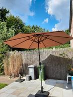 Parasol diameter 3m met voet, Tuin en Terras, Ophalen, Gebruikt