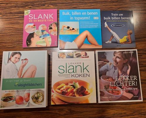 6 boeken gezond koken buik billen benen Infraligne slank, Livres, Conseil, Aide & Formation, Comme neuf, Enlèvement ou Envoi