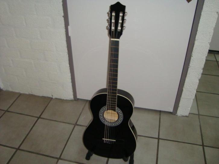 Gomez 3/4 klassieke gitaar, kleur zwart, Muziek en Instrumenten, Instrumenten | Toebehoren, Nieuw, Akoestische gitaar, Ophalen of Verzenden