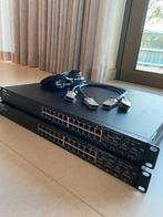 Dell PowerConnect 6224 Switch + Stacking Modules en Kabels, Ophalen of Verzenden, Gebruikt