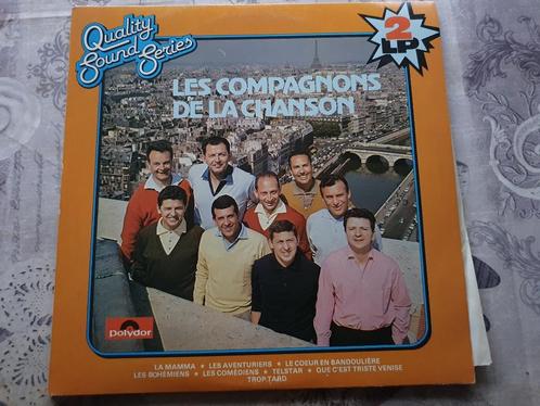 Double disque vinyl 33 tours Les Compagnons De La Chanson, Cd's en Dvd's, Vinyl | Pop, Zo goed als nieuw, 1980 tot 2000, Ophalen of Verzenden