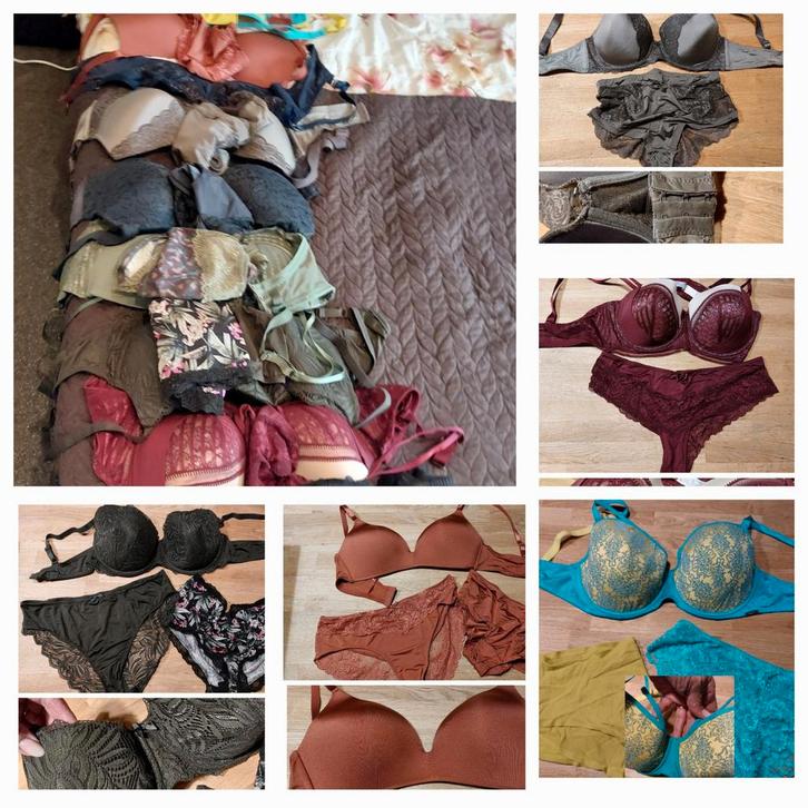 Bh's 90C/D &slip mt 42-44 combi(evt 2x kopen+1setje GRATIS), Kleding | Dames, Ondergoed en Lingerie, BH, Overige kleuren, Ophalen of Verzenden