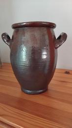 Vieux pot en terre cuite émaillée, Enlèvement ou Envoi