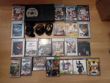 Playstation 2 + 22 Games beschikbaar voor biedingen