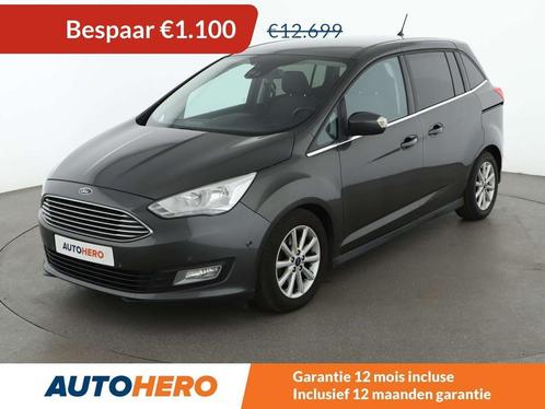 Ford Grand C-Max 1.5 EcoBoost Titanium (bj 2018), Auto's, Ford, Te koop, Grand C-Max, ABS, Airbags, Airconditioning, Android Auto