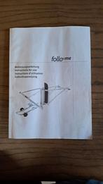 Follow-Me handleiding, Fietsen en Brommers, Fietsaccessoires | Aanhangwagens en Karren, Ophalen of Verzenden, Gebruikt