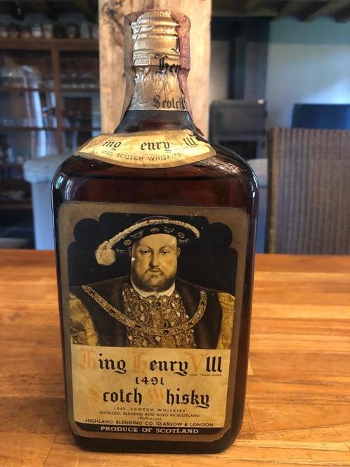 King Henry VIII Scotch Whisky, Verzamelen, Wijnen, Verzenden