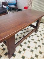 Salontafel in hout, Ophalen, 100 tot 150 cm, Eikenhout, 50 tot 100 cm