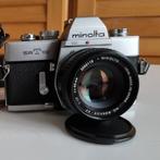 Minolta SRT100 en SRT 101 en 50mm f2 en F1.7, Enlèvement, Comme neuf, Reflex miroir, Minolta