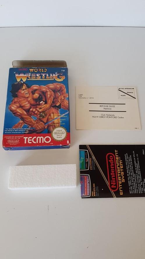 Nes world werstling, Games en Spelcomputers, Games | Nintendo NES, Zo goed als nieuw, Ophalen of Verzenden