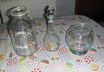 Bewaarpot met Klemdeksel + NIEUWE Snoepbokaal en Karaf, Ophalen of Verzenden, Nieuw, Glas, Overige typen
